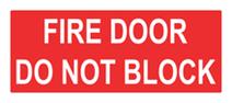 Fire Door Do Not Block
